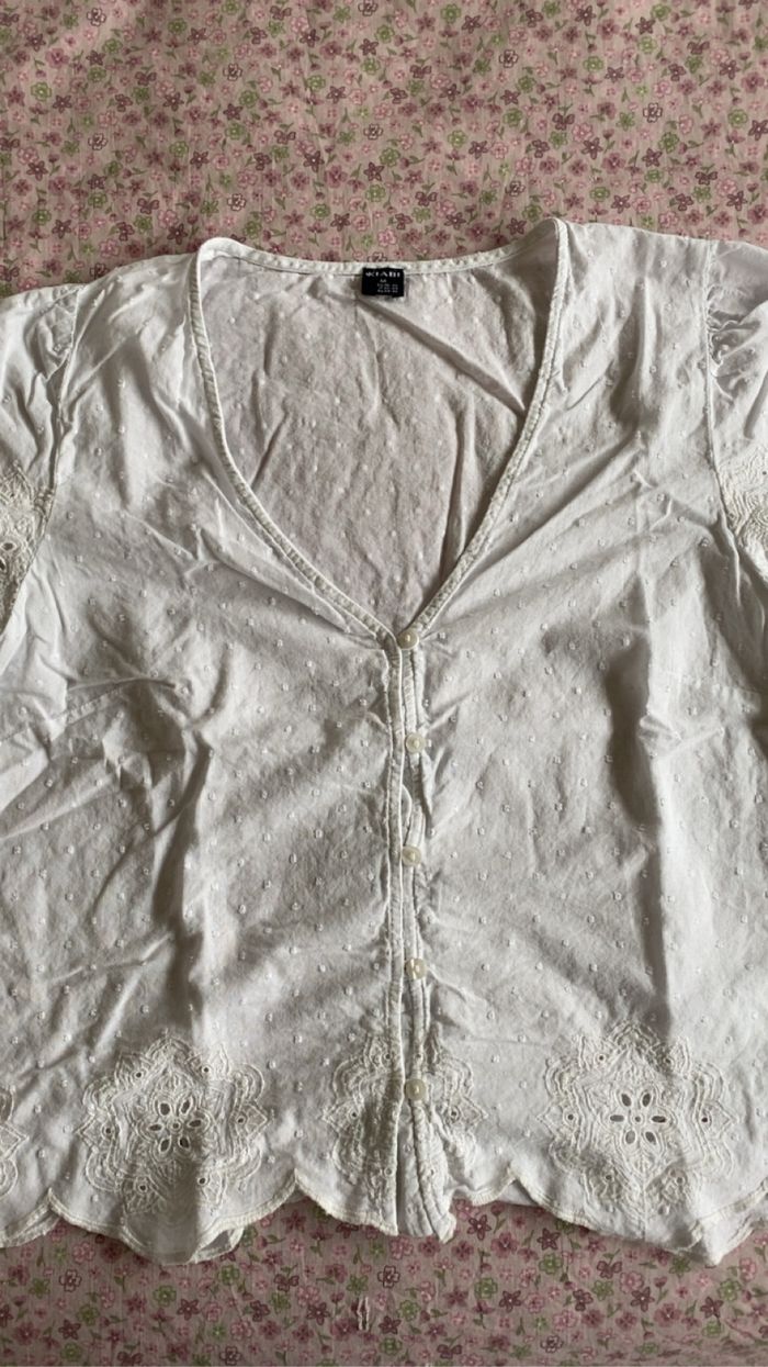 Jolie blouse à manches courtes femme