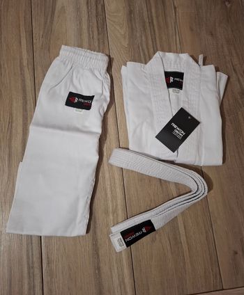 Combinaison karaté entraînement enfant garçon fille coton