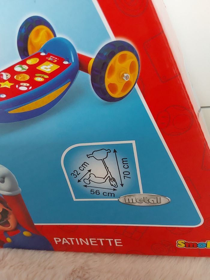 Trottinette 3 roues Super Mario - Smoby - neuve - photo numéro 2