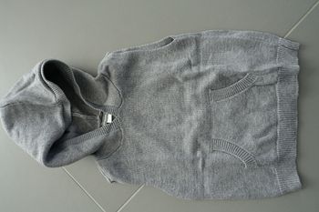 Pull à capuche sans manche