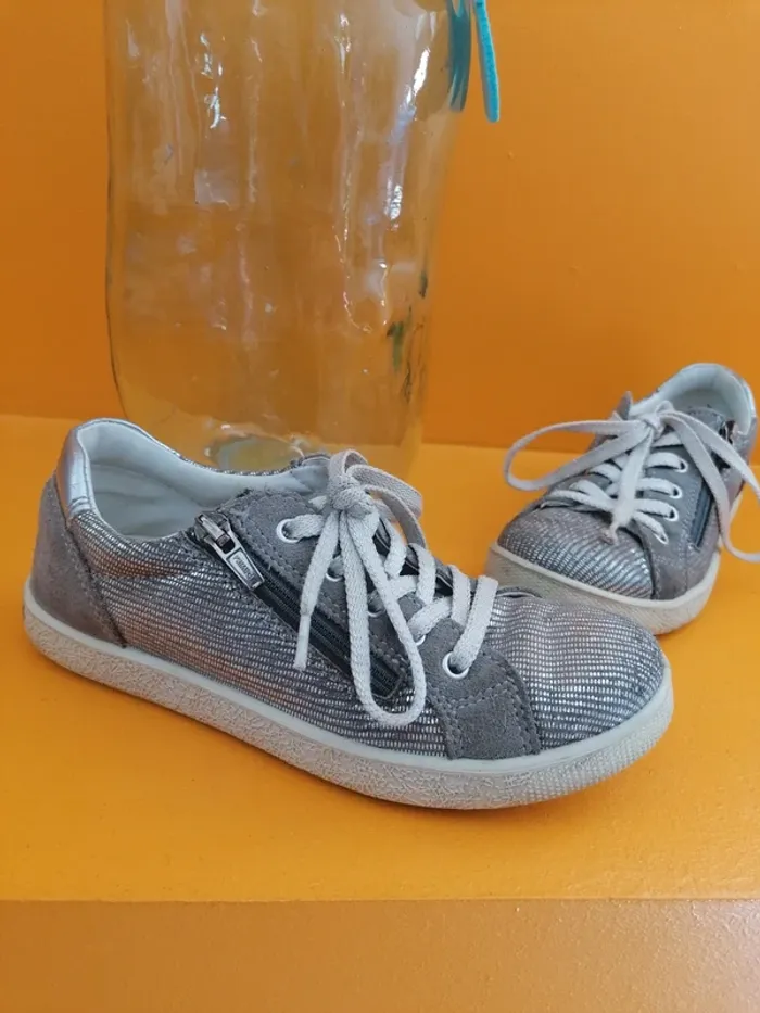 Baskets cuir
