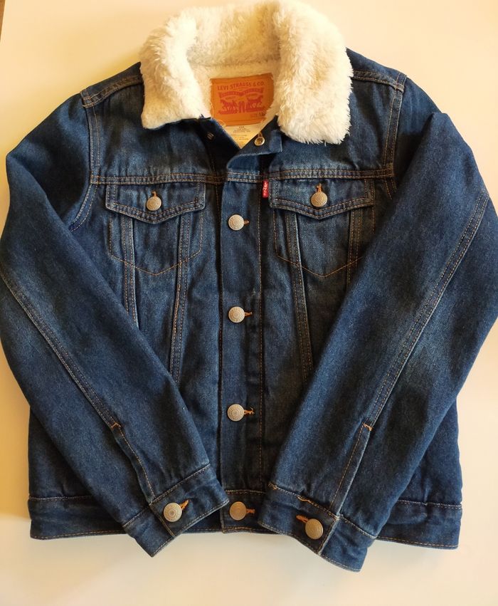 Veste Levi's Trucker Sherpa Hiver 12 ans Neuve - photo numéro 3