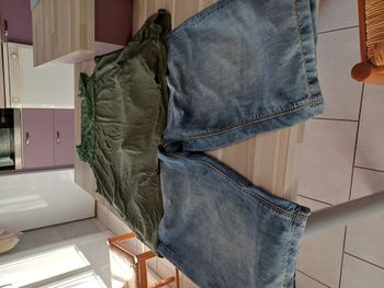 bermuda en jeans et débardeur femmes Taille 44