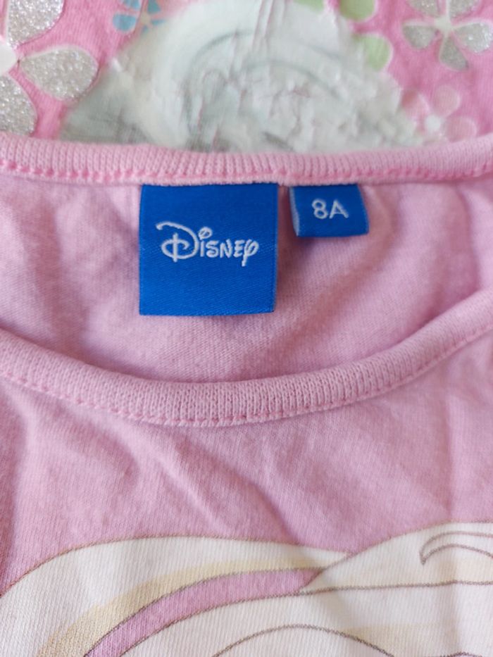 Lot de 3 t-shirts manches courtes 👧 Disney 8ans - photo numéro 3