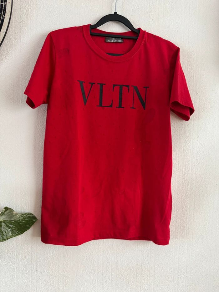 T-shirt VLTN femme rouge M