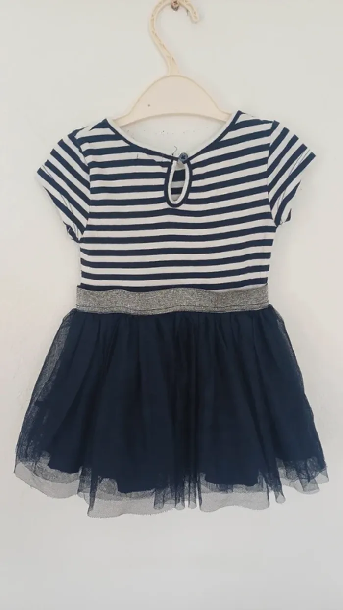 Robe tutu bleu marine 2 ans - photo numéro 3