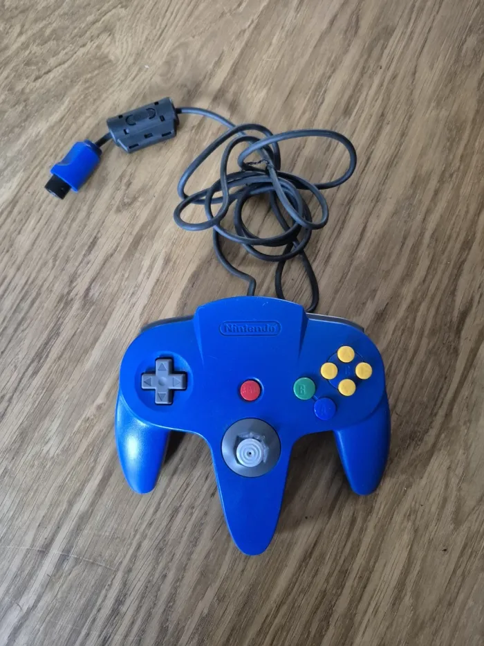 Manette Filaire Nintendo N64 Bleu - Controller N64