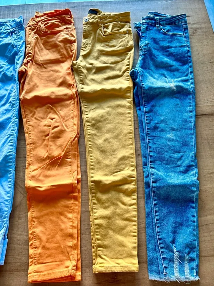 Lot 5 pantalons femme S/36 - photo numéro 3