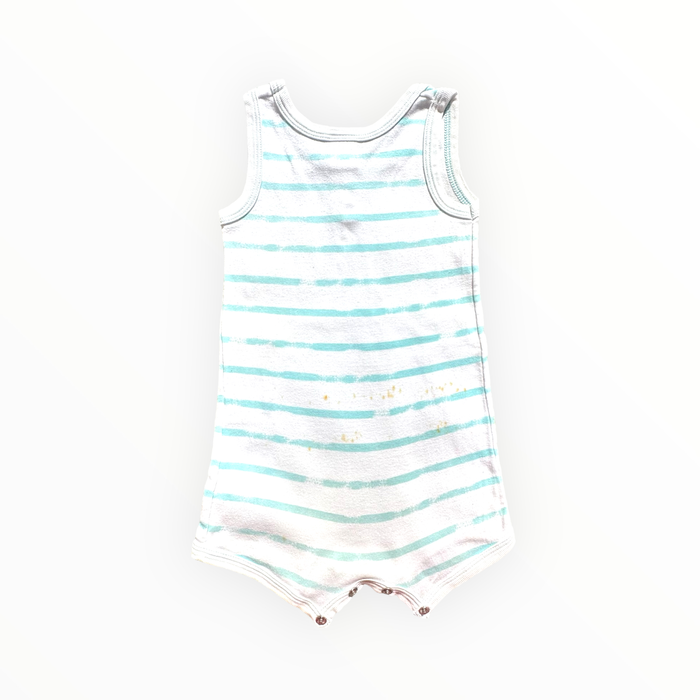 Barboteuse marinière menthe Petit Bateau 12 mois S (3€) - photo numéro 8