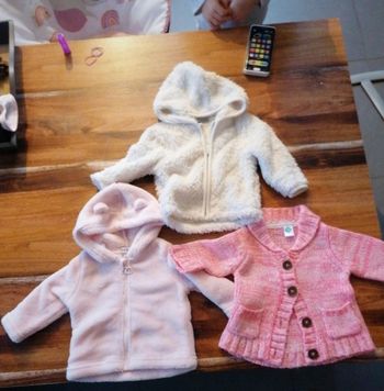 Lot de 3 veste 3 mois