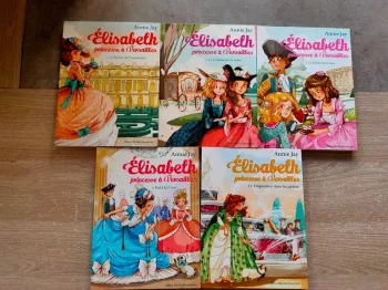 Lot de 5 tomes Elisabeth, princesse à Versailles