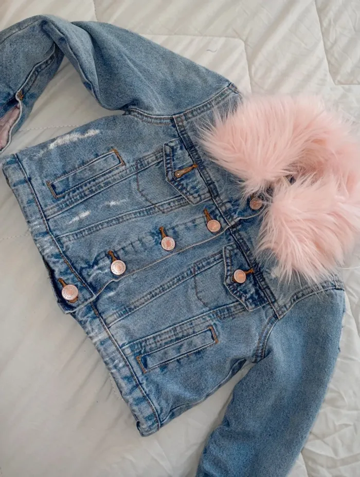 Veste jeans avec ou sans foururre - photo numéro 3