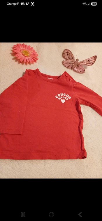 T.shirt bébé taille 9 mois