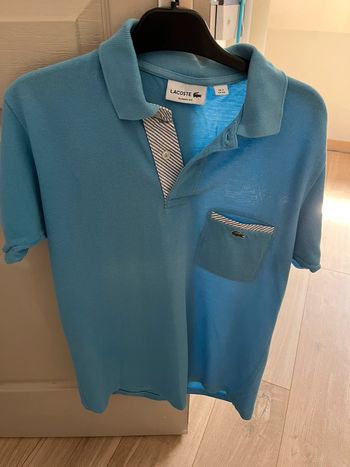 Polo bleu clair Lacoste