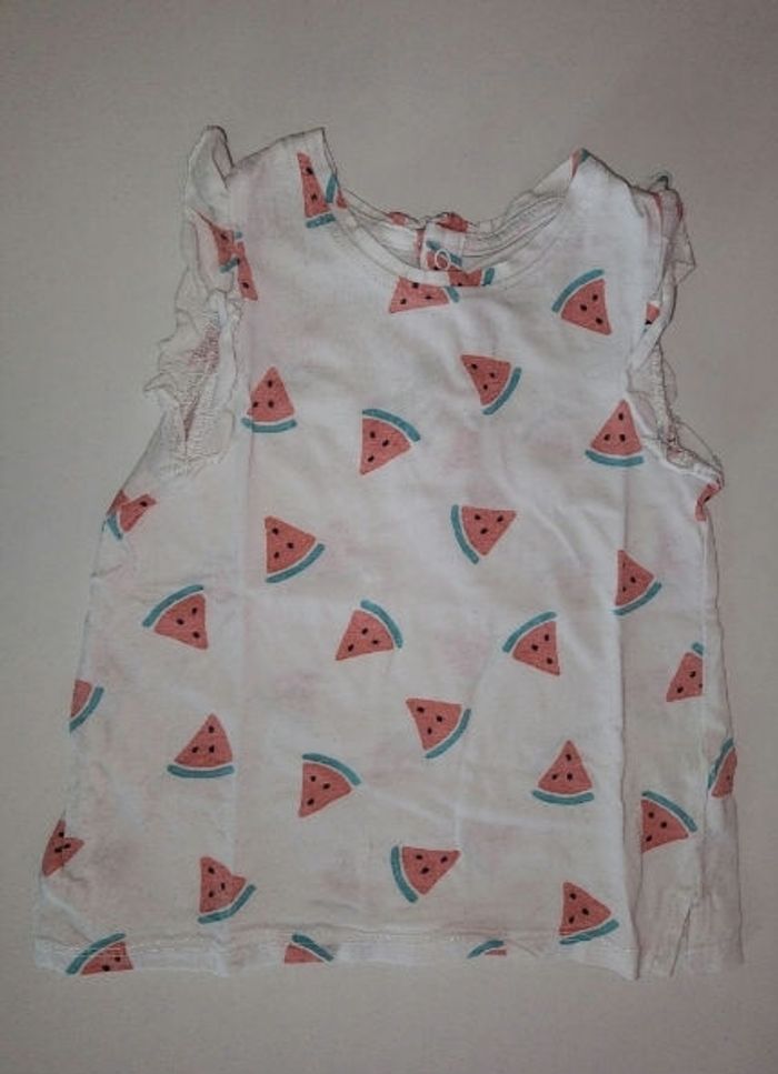 Lot 6 T-shirts fille 18mois - photo numéro 5