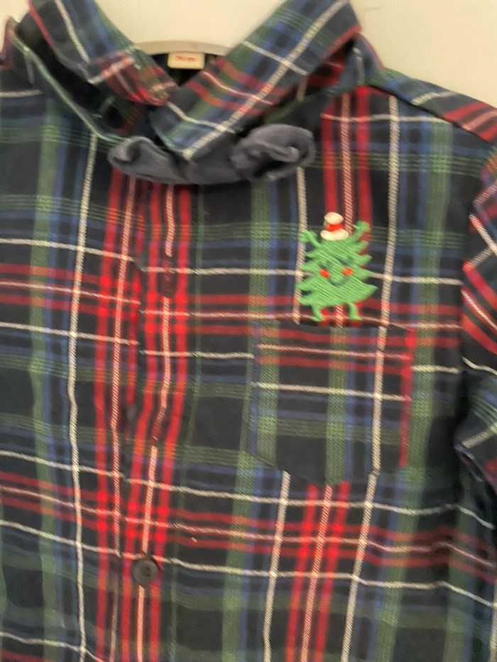 Chemise à carreaux Noël 12 mois - photo numéro 3