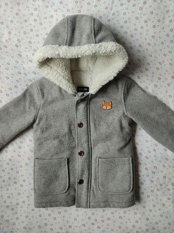 Manteau chaud polaire mixte Kiabi - Taille 36 mois - Très bon état