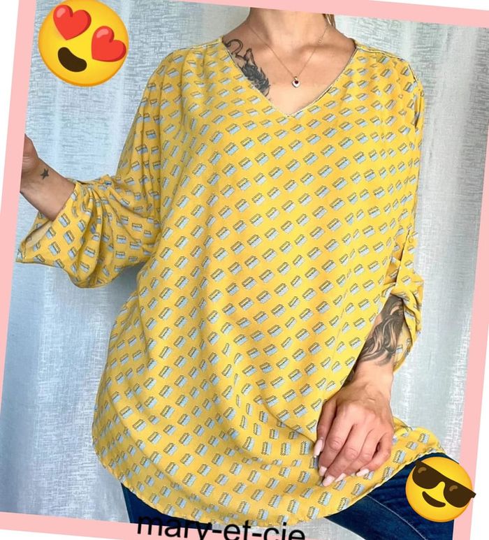 Blouse manches 3/4 taille 4 - Christy - photo numéro 2