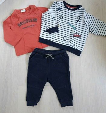 Ensemble 12 mois garçon