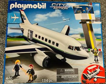 Playmobil City Action 71392 - Avion et tour de contrôle