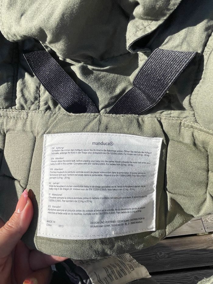 Porte bébé Manduca Kaki - photo numéro 8