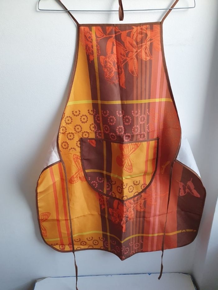 Tablier de cuisine motif campagne