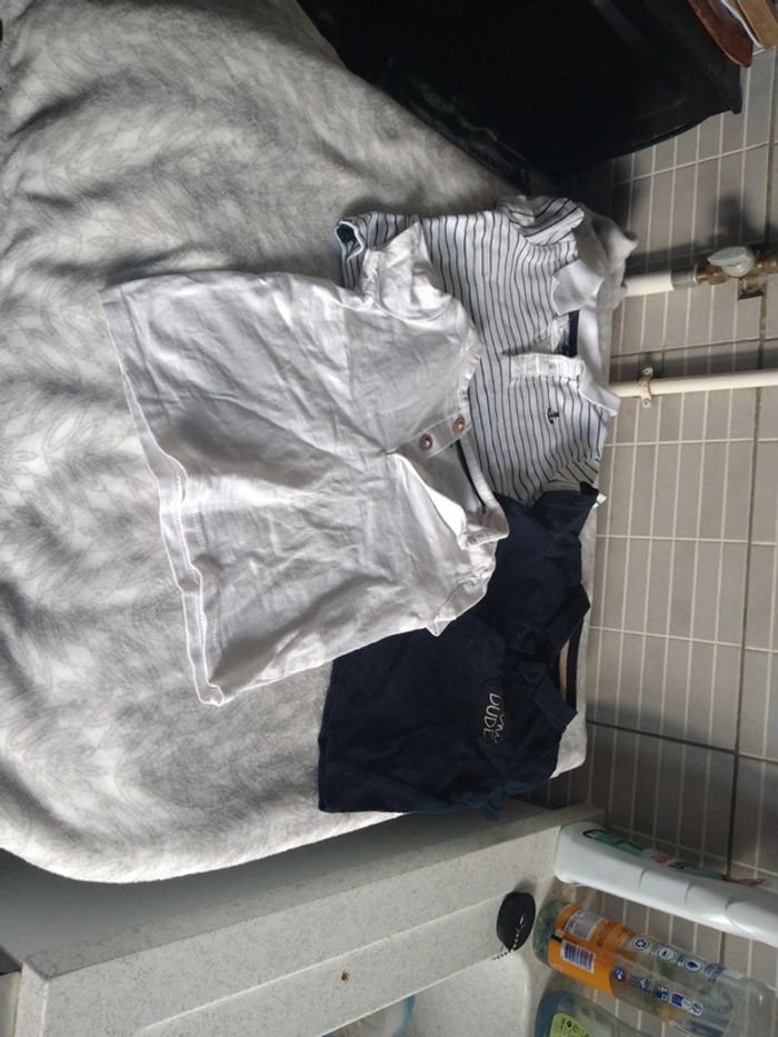 Lot de 5 Tee shirts Kiabi 12 mois - photo numéro 2