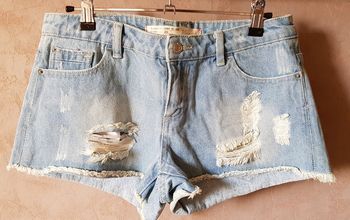Short en jeans