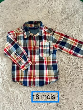 Chemise 18 mois