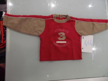 gilets 18 mois rouge