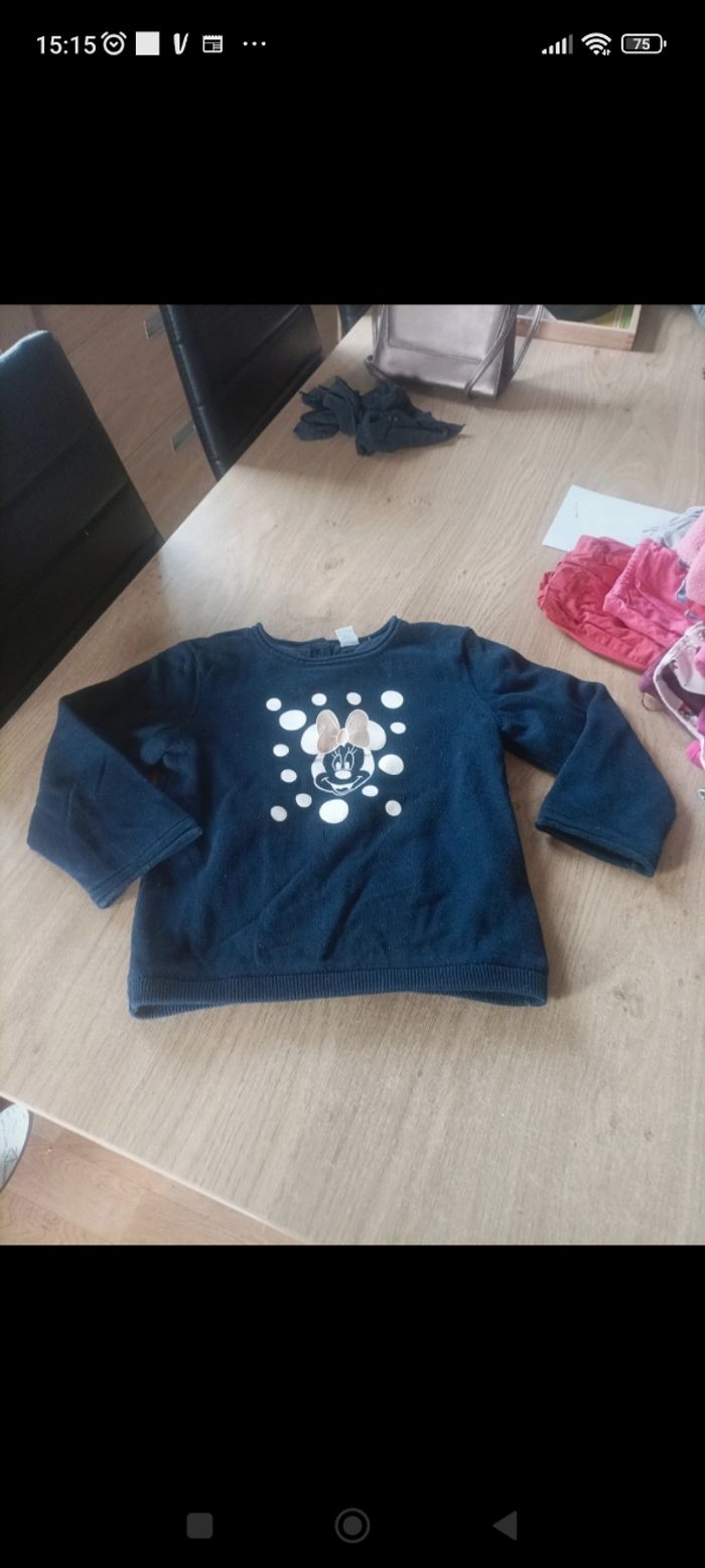 Pull doublé Minnie 3 ans