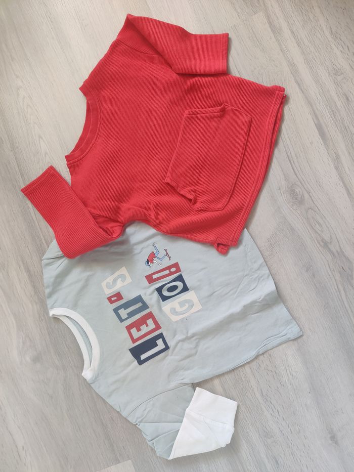Tee shirt et sweat fin Vertbaudet Kiabi Taille 4 ans - photo numéro 1