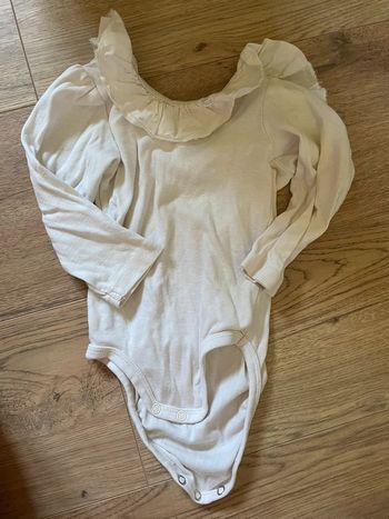 Body col Claudine crème  9-12 mois