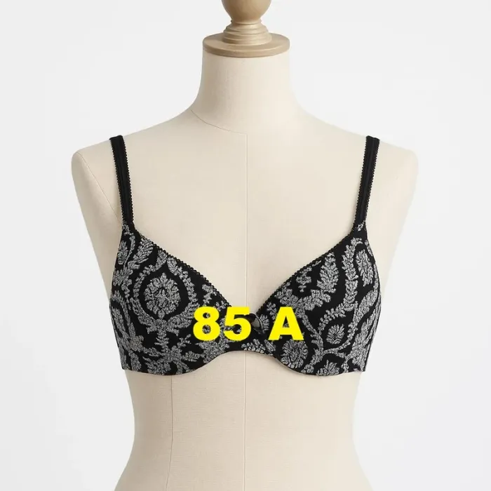 Soutien-Gorge noir motif blanc Passionata Taille 85 A