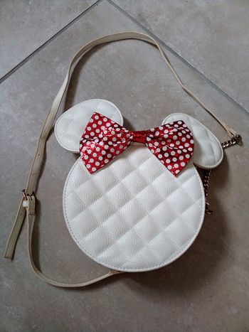 Sac bandouillère Minnie Blanc