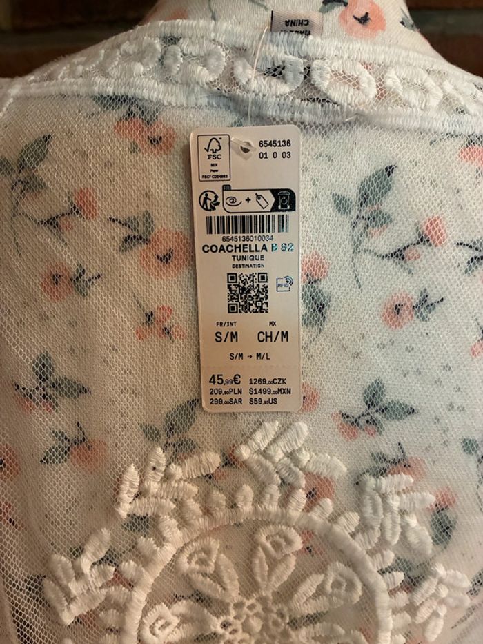 Tunique de plage dentelle - Etam n e u v e - photo numéro 6