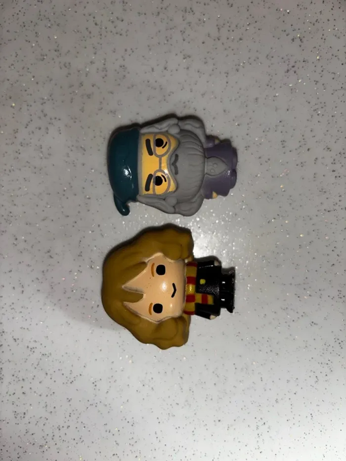 Lot de 5 personnages Harry Potter, Figurine Harry Potter, figurines en métal HP, Nano Metalfigs - photo numéro 4