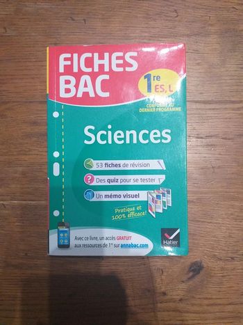 Fiches Bac Sciences