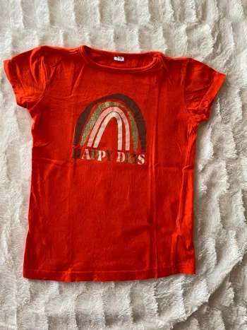 T-shirt arc en ciel zeeman