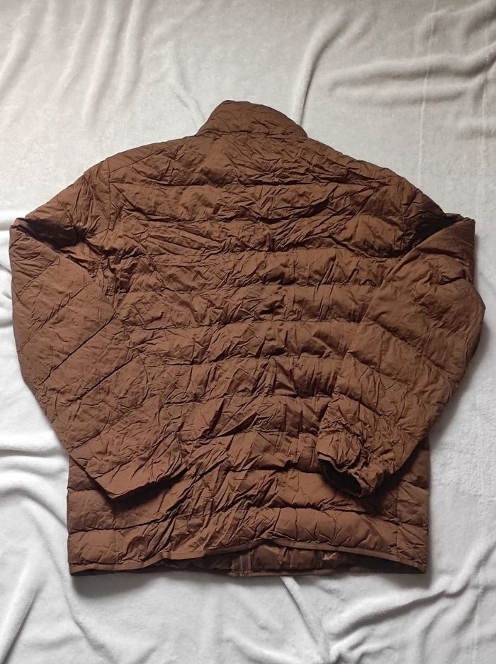 Veste duvet marron taille L - photo numéro 3