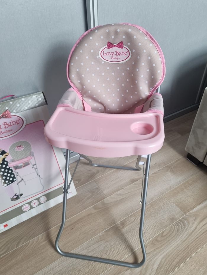 Chaise haute poupée - photo numéro 3