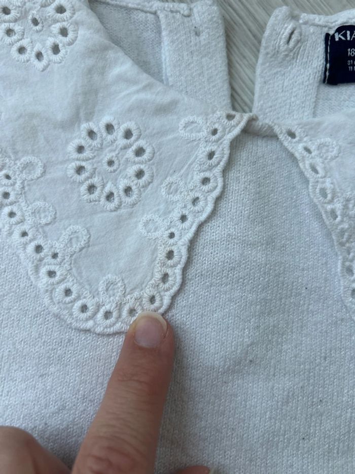 Pull dentelle col - photo numéro 2