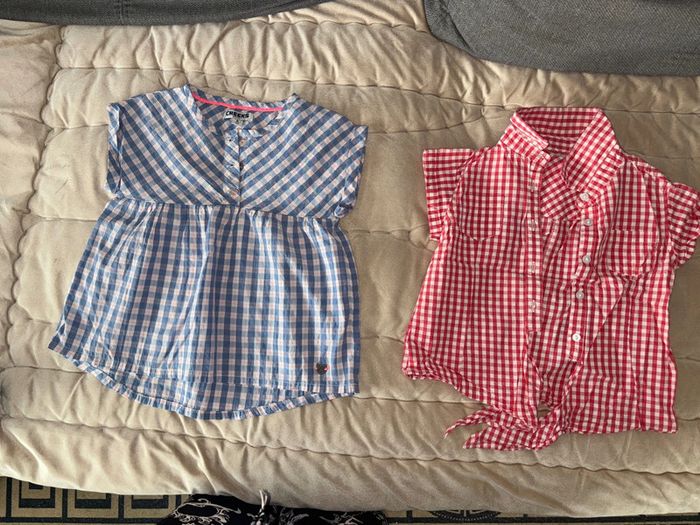 Lot 2 chemises creeks taille 4 ans
