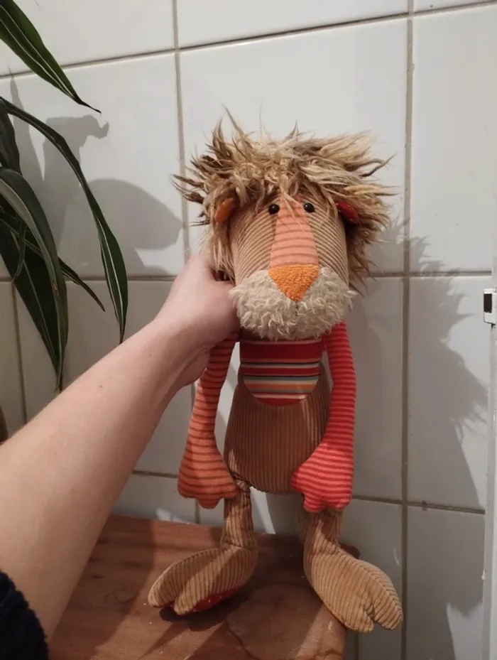 Peluche doudou lion Sigikid - photo numéro 4