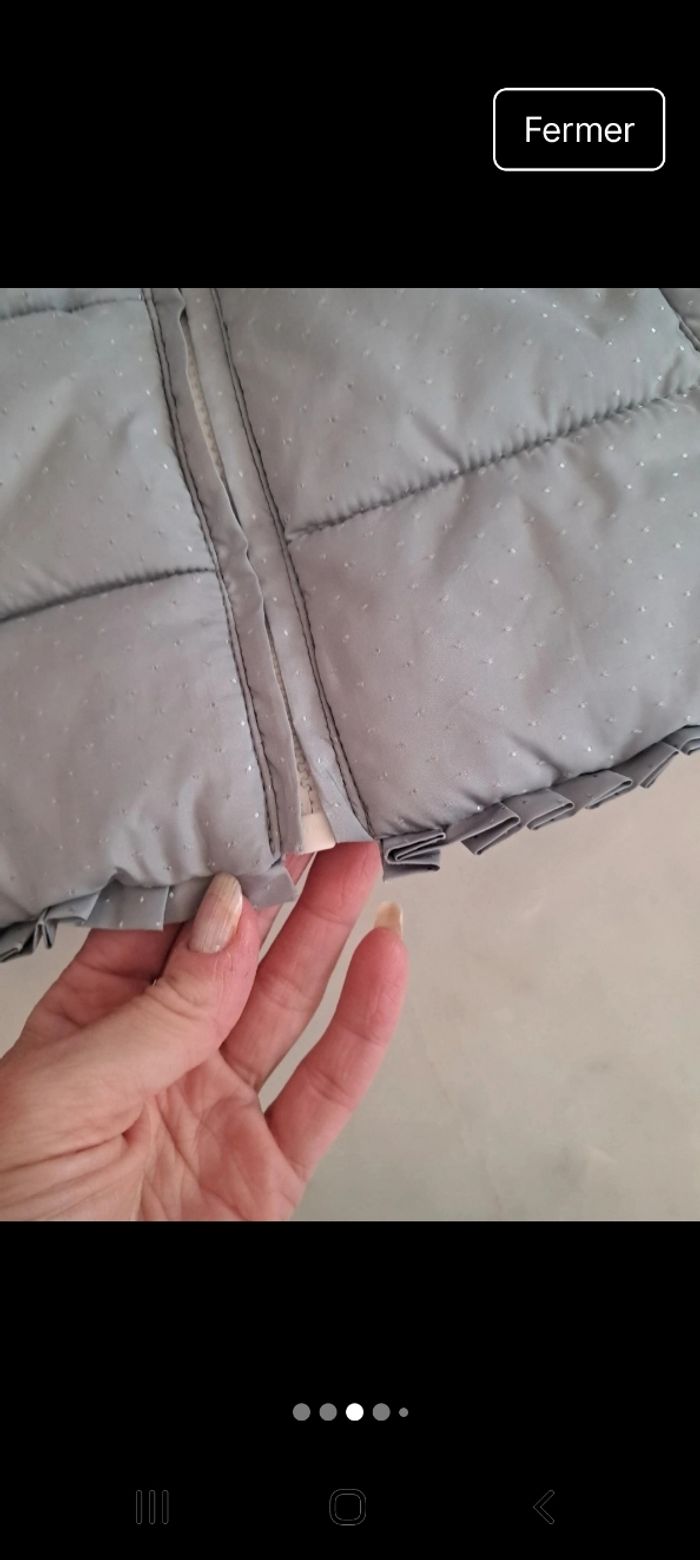 Doudoune manteau grise sergent major 3 ans - photo numéro 3