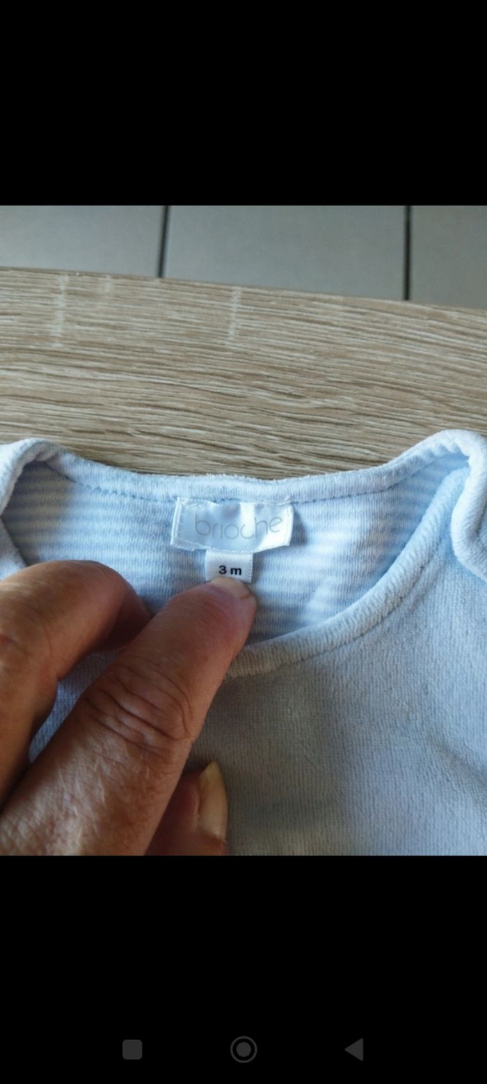 Lot 3 pyjama bébé 3 mois - photo numéro 7