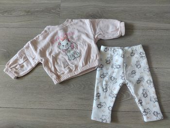 🎀 Ensemble Disney "Marie" - Neuf - 6 mois