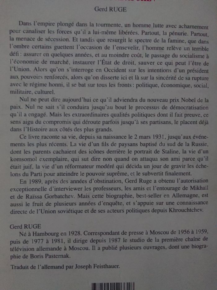 Mikhaïl Gorbatchev - Gerd Ruge - photo numéro 3