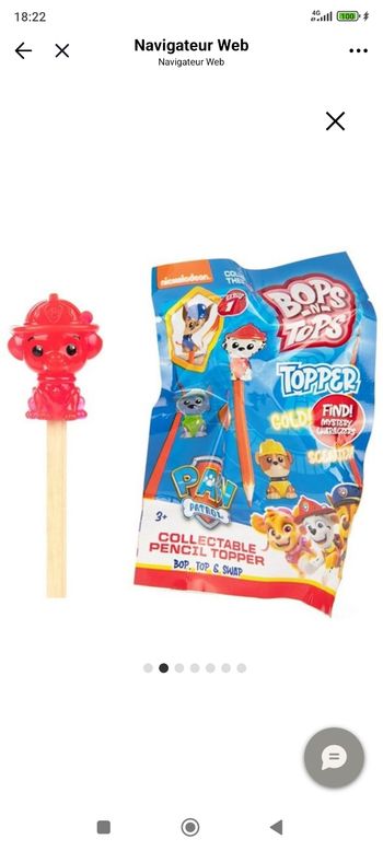 Lot de 2 Bops & tops -  pat patrouille