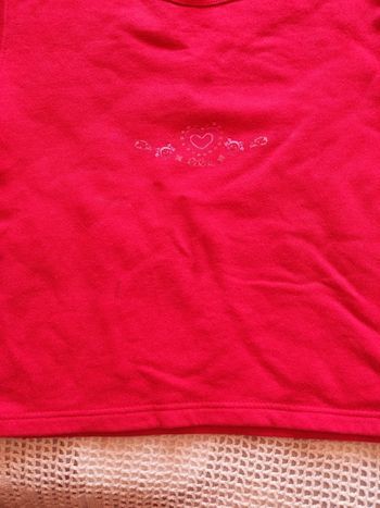 Sweat rouge tex 6 ans